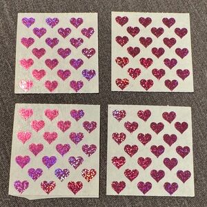 Vintage Sandylion Shiny Heart Stickers